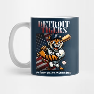 Detroit tigers american baseball Mug